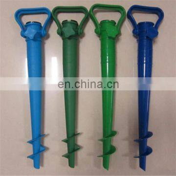 Plastic Sand Anchor For Beach Umbrella Spike Screw