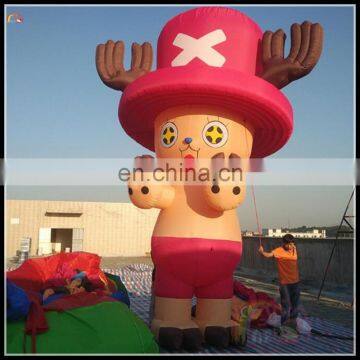 Outdoor Promotional Inflatable Chopper Anime Cartoon Model Custom Cartoon On Sale