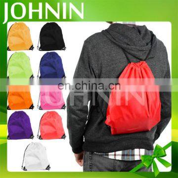 Factory Provide Eco-friendly Promotion Custom Logo Nylon Drawstring Shopping Bags