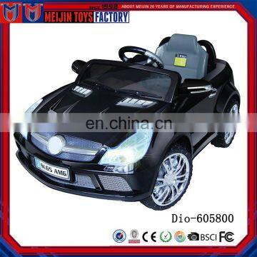 China supplier remote control kids plastic ride on toy car with MP3