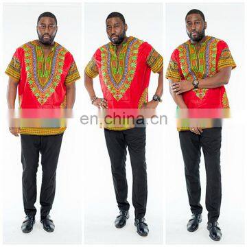 African Men Dashiki t Shirt Summer Clothes Caftan Clothing Fashion Stlye