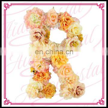 Aidocrystal Handmade Artificial Flower Letter Wall Decorative Wall Hanging Art and Craft photo-5