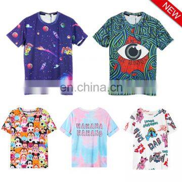 Beatiful Outlook All Over Printed Sublimation Teen Girl Shirt With Cheap Price