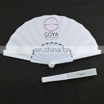 Printed paper folded advertising promotional hand fan