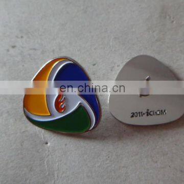 Flower Shaped Badge/ Emblem / Metal Lapel Pin Hard Enamel photo-6