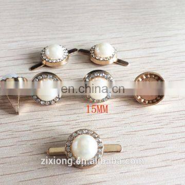 10-18mm Fashionable pearl decoration for lady footwear shoe accessories