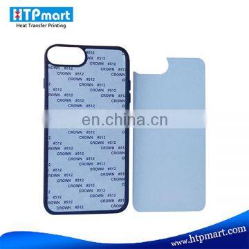 2D Sublimation heat transfer case,Hard PC Soft TPU Rubber Sublimation printing Cover for iphone7 plus