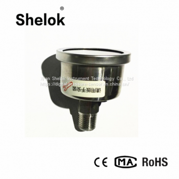 Spiral Tube 40mm Oil Back Connection Pressure Gauge Mpa kg Psi photo-5