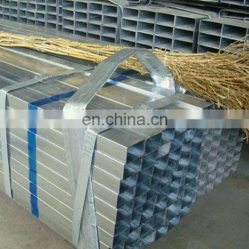 Weight of gi tube 60x60 weld carbon steel tube price per meter z120 galvanized rectangular tube