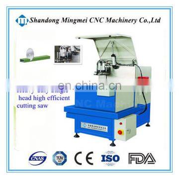 Best quality PVC and aluminum profile cutting saw single head sales