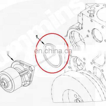 3906698 Cummins Engine R210-7 QSB6.7 Water Pump Rectangular Ring Seal photo-4