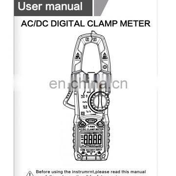 HT206D Non Contact Auto-ranging Multimeter on and off Beep Portable Digital Clamp Multimeter photo-5