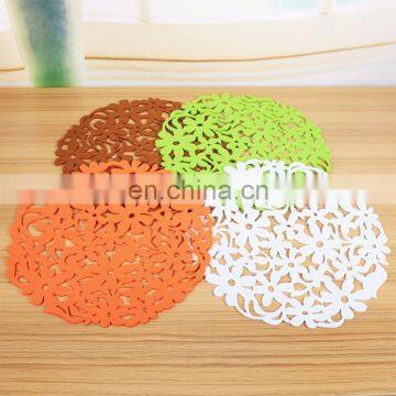 New Design 5mm Felt Cup Mats 8pcs Set photo-6