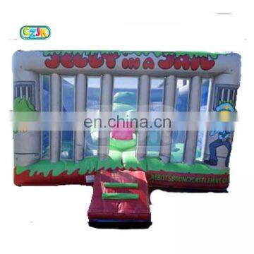 Cage Jelly in a Jail Prison Inflatable Jumper Bouncer Jumping Bouncy Castle Bounce House