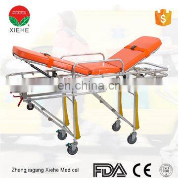 Aluminum loading ambulance stretcher folding medical equipment hospital type device