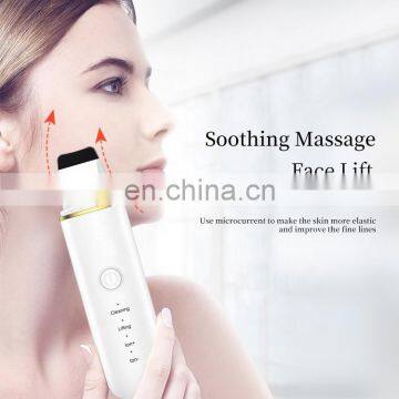 Skin Scrubber Facial Ultrasonic Peeling Beauty Machine With Private Logo 50 Pieces photo-6
