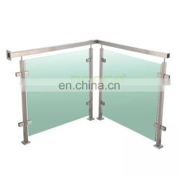 Durable Stainless Steel Balcony Staircase Glass Balustrade photo-4