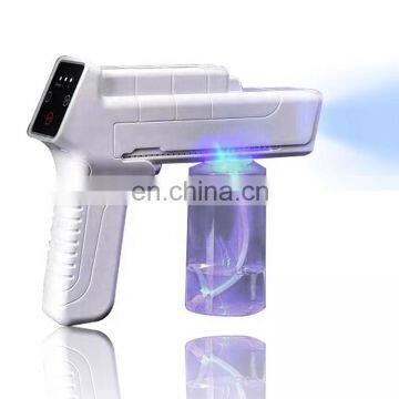 Hottest Portable Handheld Electrostatic Nano Disinfection Spray Gun Blue Ray Anion Wireless Nano Spray Gun