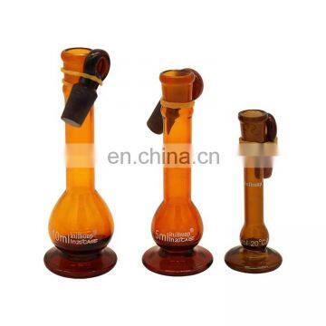 Custom 5ml 10ml 20ml 25ml 50ml high borosilicate glass amber volumetric flask