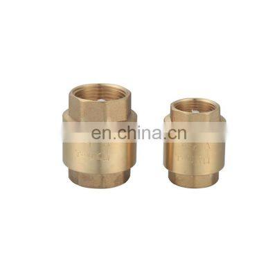 Hydraulic brass spring non-return check valve HX-3010