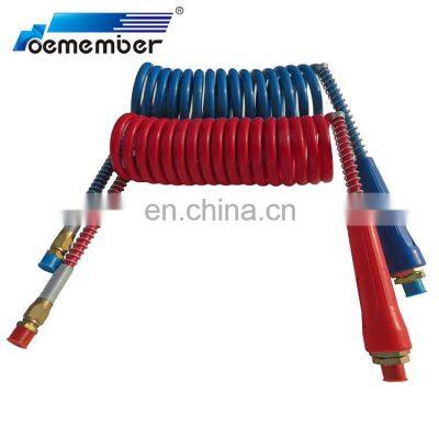 Nylon Coiled Air Set Line Assembly Red & Blue Truck Trailer Brake Coil Set