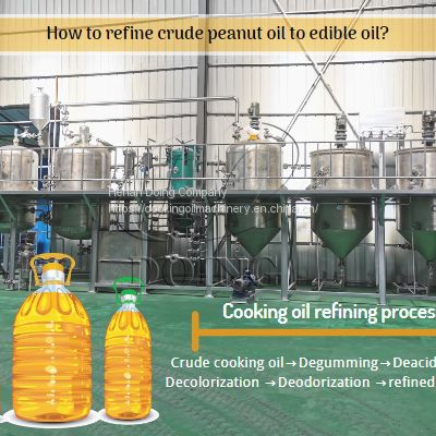 Peanut oil refining machines used in the peant oil refining process