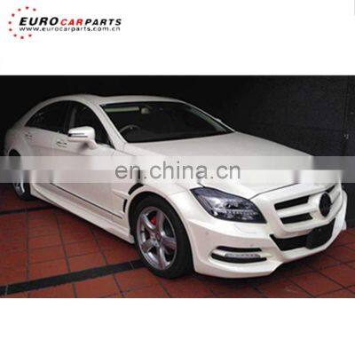 CLS-CLASS W218 L Style Body Kit 12-15Year Front Bumper Side Skirts Rear Bumper Fender Flares Trunk Spoiler Rear Spoiler Muffler photo-2