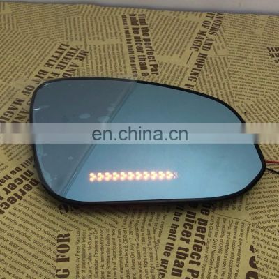 Panoramic rear view blue mirror glass Led turn signal Heating blind spot monitor for Ford focus 2012 ,2pcs