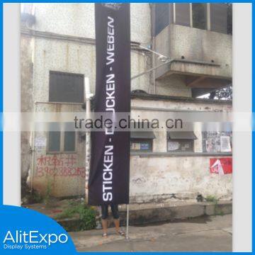 Double Side Printing Advertising 340cm Tear drop Flag Pole