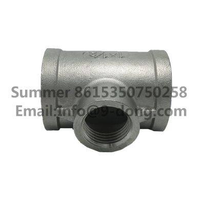 ASTM A403 Duplex Steel Equal / Reducer Tee Pipe Fittings ASME B16.9 photo-5