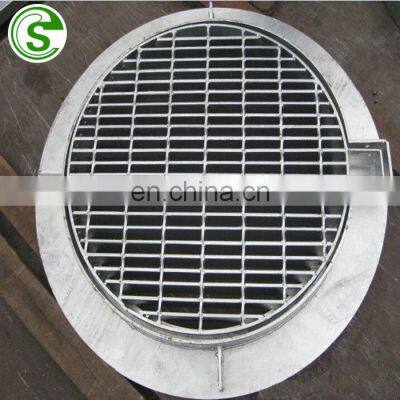 Drainage Well Cover Galvanized Reinforced Grating Steel Grating