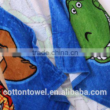 Boy Customized Design/cartoon Pattern Printing Pattern Pure Cotton Infant/baby/kids/children Hood Towel photo-2