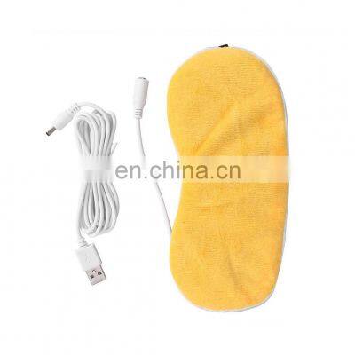 Usb Heating Steam Eyeshade Lavender Eye Mask Anti Dark Circle Eye Patch Massager Fatigue Relief Sleep Travel Shade Mask photo-4