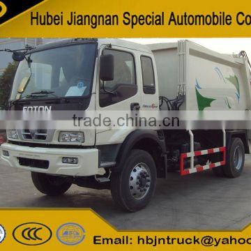 Foton compactor rear loader garbage truck