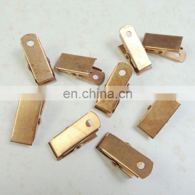 Office Supplies Document Foldback Metal Sheet Grip Clamps Paper Binder Clips