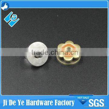 Quincunx Thin Brass Nickel Magnetic Button photo-2