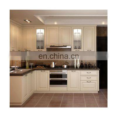 2022 Shaker Style Solid Wood Kitchen Cabinet With Island Cabinets Design