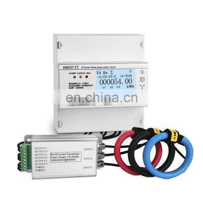 EM537 CT O series rogowski coil smart three phase digital energy meter