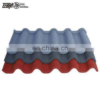 Roman metal roofing sheet materials stone coated aluminium roofing tile