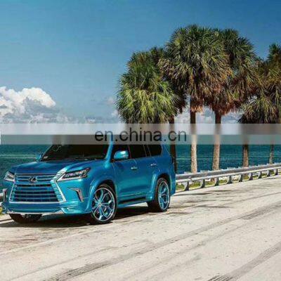 Runde Car Modification For Lexus LX570 2016 Upgrade WALD Style Wide Body Kit Front lip Rear lip Wheel Spoiler