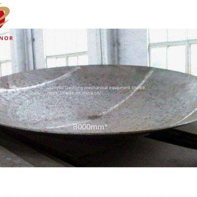 Huge Carbon Steel Spherical head for Large Specification Atmospheric Tank 8000mm*16mm