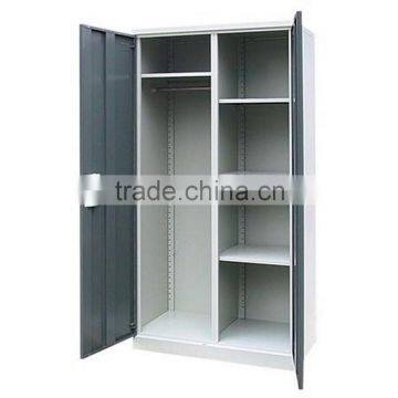 Commerical Furniture Lockable Metal 2 Door Wardrobe Cabinet photo-2