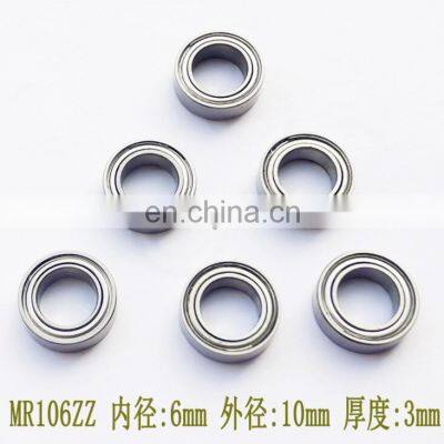 OEZ 6*10*3mm Miniature Ball Bearing MR106zz L-1060ZZ WML6010WA 676ZZA MR106-2RS