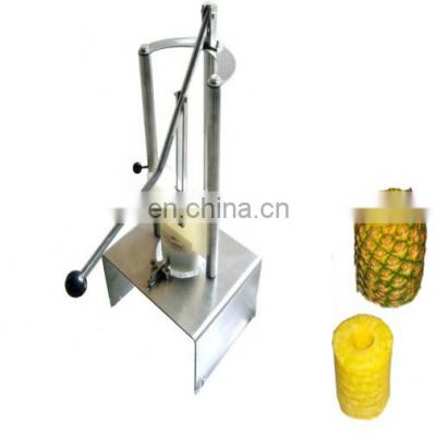 Factory supply 304 stainless steel pineapple peeling and corering machine with competitive price