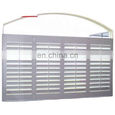 Aluminum Modern Sliding Louvre Outdoor Swing Rolling Commercial Aluminum Alloy Plastic Film+strong package