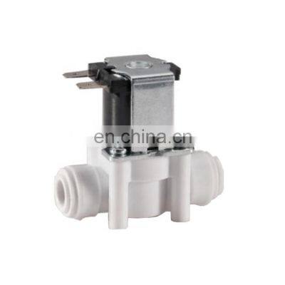 1/4 3/8 12V 24 V quick fitting type plastic solenoid valve with good price