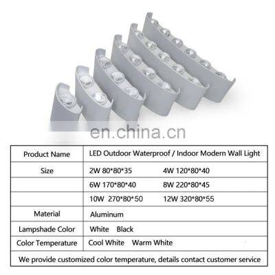 LED Wall Lamp Outdoor Waterproof Garden Lighting Aluminum Indoor Bedroom Living Room Stairs Wall Light photo-4
