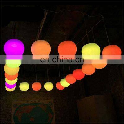 LOGO Customized Outdoor Solar Lights ball Garden Wedding LED Lights for Decoration Warm White LED Ball Home Decor Lights