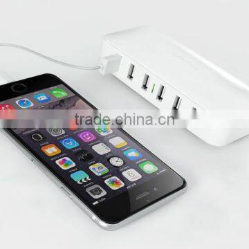 8A 6 port usb cellphone charging station