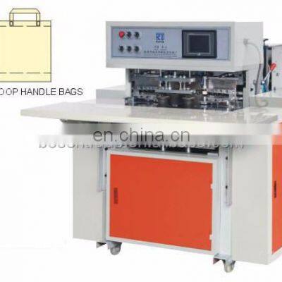 FACTORY DIRECT SALE GOOD PRICE AUTOMATIC WELD PE PP PLASTIC BAG SOFT LOOP HANDLE DOUBLE SIDES HOT WELDING HIGH SPEED MACHINE photo-2